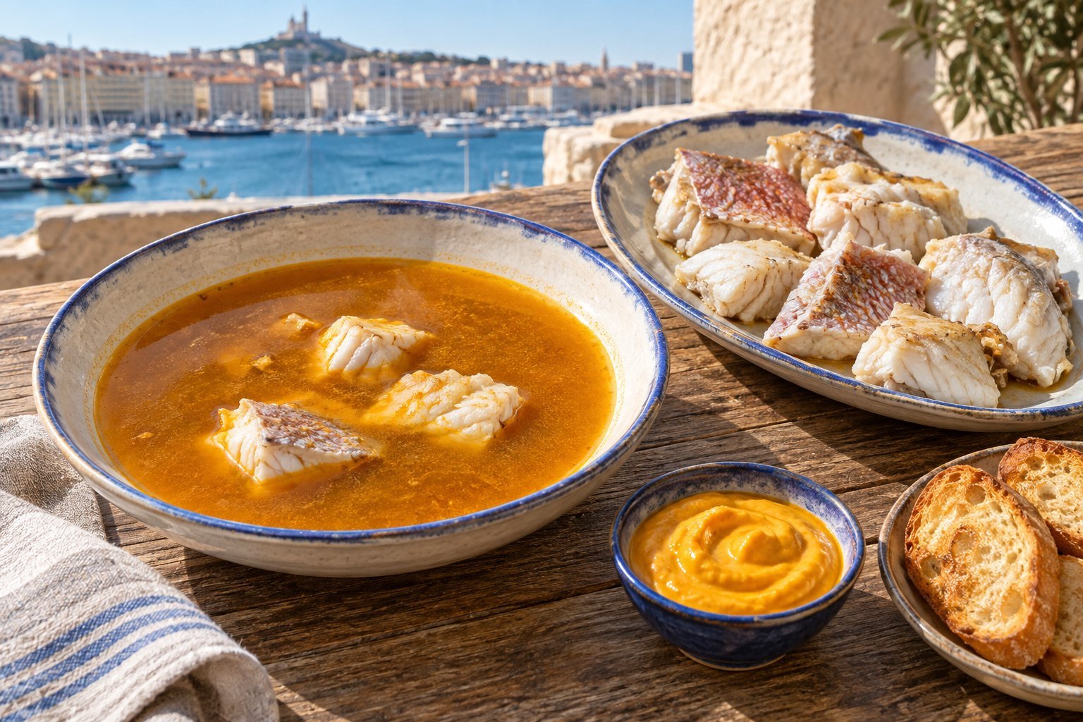 Bouillabaisse — eigen gegenereerde foodfotografie