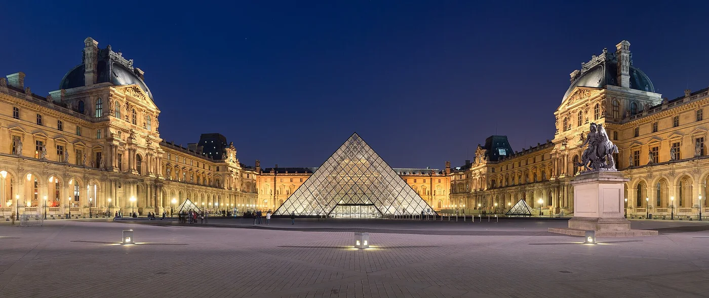 Het Louvre in Parijs