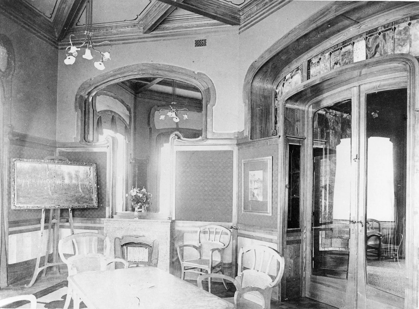 Salon van het voormalige Hôtel Aubecq van Victor Horta