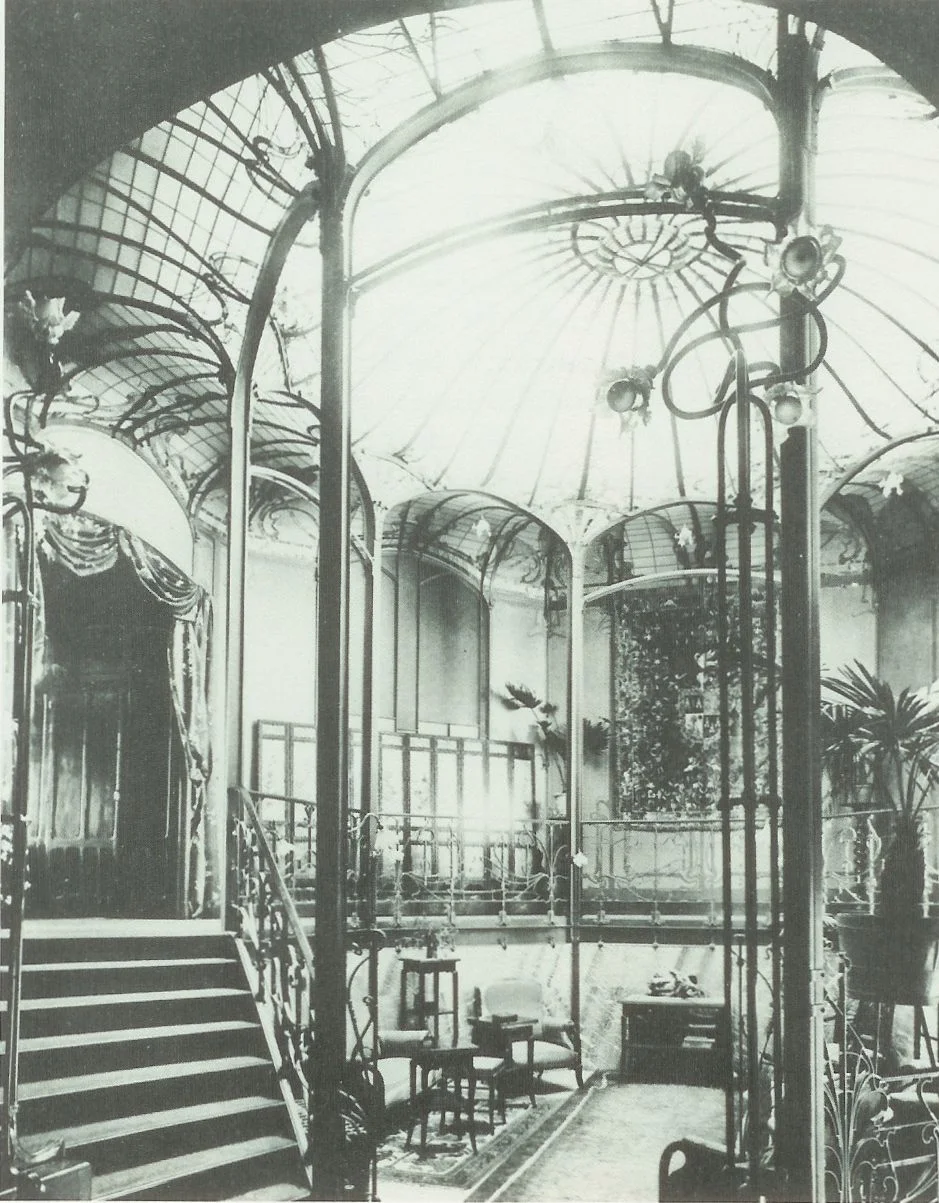 De wintertuin van Hôtel van Eetvelde in Brussel