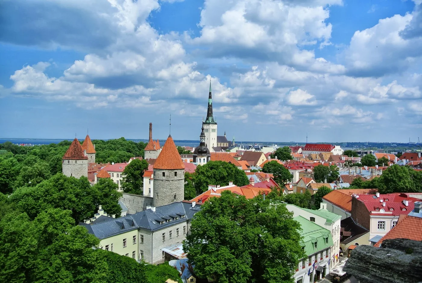 De oude binnenstad van Tallinn